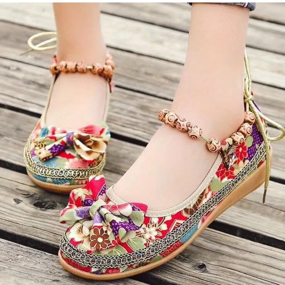 XIRUYI Canvas Ballet Flats size 38 - Picture 4 of 5